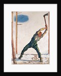 The Woodcutter, 1910 by Anonymous