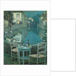 Small Table in Evening Dusk, 1921 by Anonymous