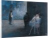 Backstage - Symphony in Blue, Between 1900 and 1923 by Anonymous