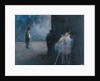 Backstage - Symphony in Blue, Between 1900 and 1923 by Anonymous