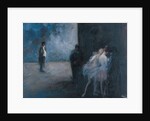 Backstage - Symphony in Blue, Between 1900 and 1923 by Anonymous