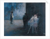 Backstage - Symphony in Blue, Between 1900 and 1923 by Anonymous