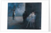 Backstage - Symphony in Blue, Between 1900 and 1923 by Anonymous