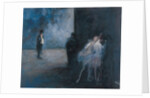 Backstage - Symphony in Blue, Between 1900 and 1923 by Anonymous