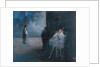 Backstage - Symphony in Blue, Between 1900 and 1923 by Anonymous