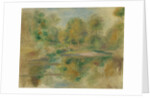 Pond and trees, 1913 by Anonymous