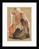 Girl with black stockings, 1911 by Anonymous