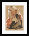 Girl with black stockings, 1911 by Anonymous