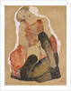 Girl with black stockings, 1911 by Anonymous