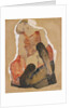 Girl with black stockings, 1911 by Anonymous