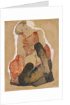 Girl with black stockings, 1911 by Anonymous