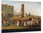 The Execution of Marie Antoinette on October 16, 1793, Late 18th cent by Anonymous