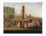 The Execution of Marie Antoinette on October 16, 1793, Late 18th cent by Anonymous