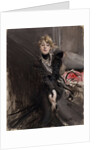 Portrait of the actress Jeanne Renouard, by Anonymous