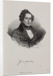 Portrait of the composer Giacomo Meyerbeer, 1830s by Anonymous