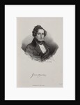 Portrait of the composer Giacomo Meyerbeer, 1830s by Anonymous