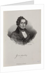 Portrait of the composer Giacomo Meyerbeer, 1830s by Anonymous