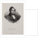 Portrait of the composer Giacomo Meyerbeer, 1830s by Anonymous
