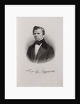 Portrait of the poet Vladimir Grigoryevich Benediktov, 1845 by Anonymous