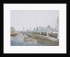View of the Kremlin from the Moskvoretsky Bridge, 1851 by Anonymous
