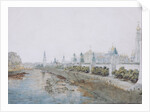 View of the Kremlin from the Moskvoretsky Bridge, 1851 by Anonymous