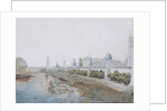 View of the Kremlin from the Moskvoretsky Bridge, 1851 by Anonymous