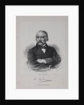 Portrait of the Publisher Andrey Alexandrovich Krayevsky, 1860s by Anonymous