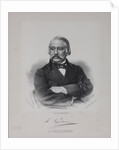 Portrait of the Publisher Andrey Alexandrovich Krayevsky, 1860s by Anonymous