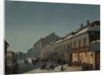 Kuznetsky Most (Blacksmiths Bridge) in Moscow, 1850s by Anonymous