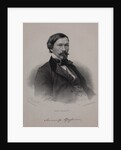 Portrait of the author Alexander Vasilyevich Druzhinin, 1860s by Anonymous