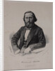 Portrait of the author Konstantin Sergeyevich Aksakov, 1860s by Anonymous