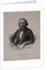 Portrait of the author Konstantin Sergeyevich Aksakov, 1860s by Anonymous