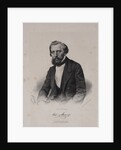 Portrait of the author Ivan Sergeyevich Aksakov, 1860s by Anonymous