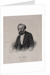 Portrait of the author Ivan Sergeyevich Aksakov, 1860s by Anonymous