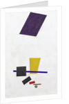 Painterly Realism of a Football Player - Color Masses in the 4th Dimension, 1915 by Anonymous