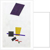 Painterly Realism of a Football Player - Color Masses in the 4th Dimension, 1915 by Anonymous