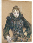 Woman with a Black Boa, 1892 by Anonymous