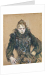 Woman with a Black Boa, 1892 by Anonymous