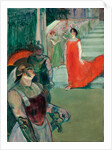 The Opera Messalina at Bordeaux (Messaline descend lescalier bordé de figurants), 1901 by Anonymous