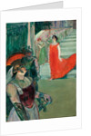 The Opera Messalina at Bordeaux (Messaline descend lescalier bordé de figurants), 1901 by Anonymous