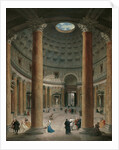 Interior of the Pantheon, Rome, 1735 by Anonymous
