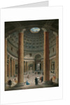Interior of the Pantheon, Rome, 1735 by Anonymous