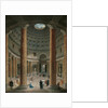Interior of the Pantheon, Rome, 1735 by Anonymous
