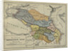 Map of the Caucasus Krai, Mid of the 19th cen by Anonymous