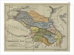 Map of the Caucasus Krai, Mid of the 19th cen by Anonymous
