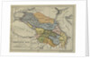 Map of the Caucasus Krai, Mid of the 19th cen by Anonymous