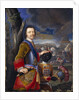Peter the Great with his page Abraham Hannibal, ca 1720 by Anonymous