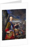 Peter the Great with his page Abraham Hannibal, ca 1720 by Anonymous
