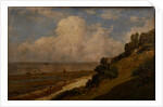 Beach at Honfleur, A hot day, 1876 by Anonymous