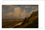 Beach at Honfleur, A hot day, 1876 by Anonymous